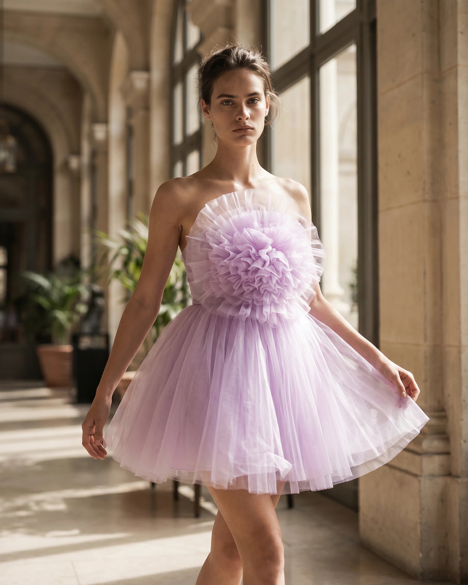 celine purple dress Celine