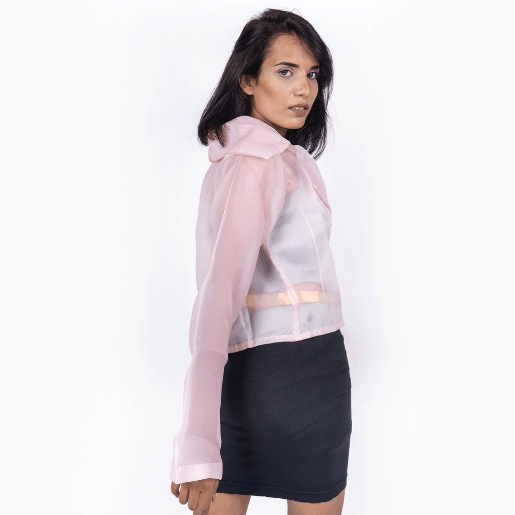 The Camille Organza Crop Jacket