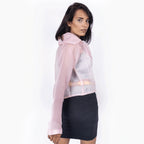 The Camille Organza Crop Jacket