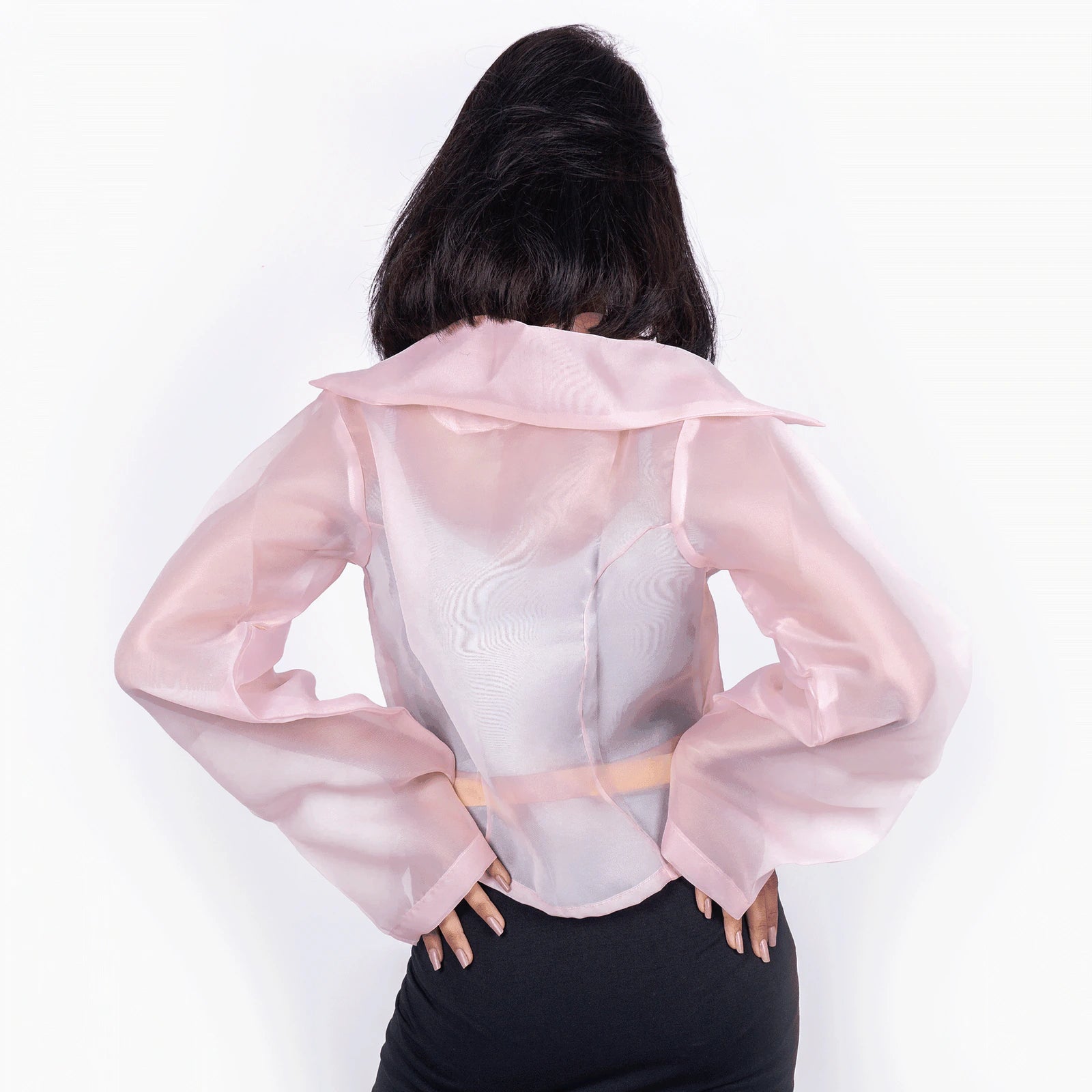 The Camille Organza Crop Jacket