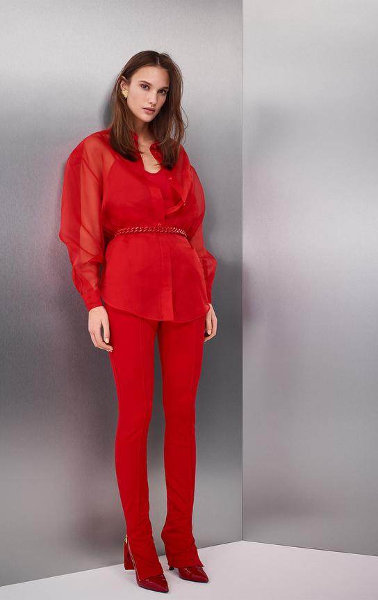 The Scarlett Organza Blouse