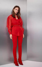The Scarlett Organza Blouse