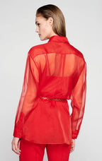 The Scarlett Organza Blouse