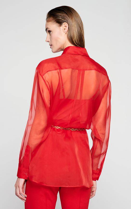The Scarlett Organza Blouse