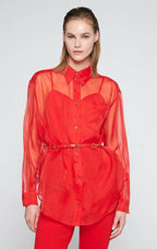 The Scarlett Organza Blouse