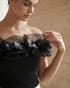 The Adeline Puff Trim Crop