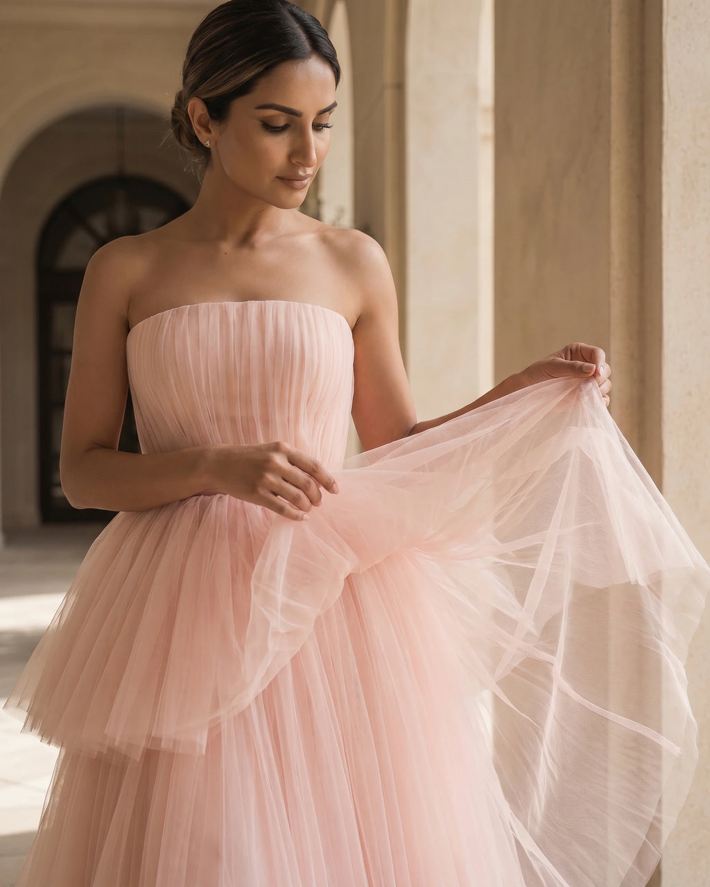 The Amara Off-Shoulder Gown