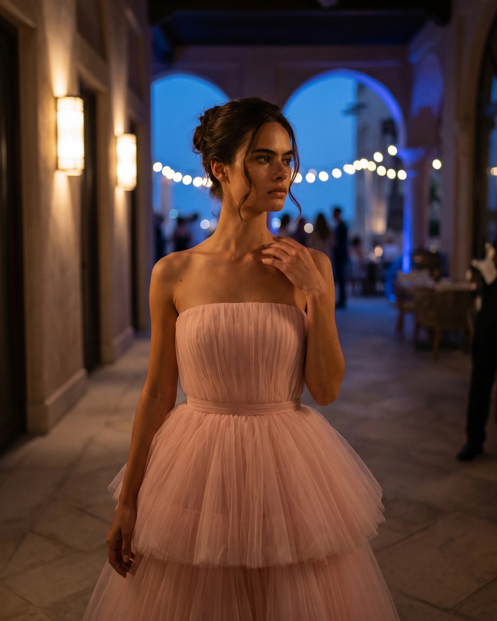 The Amara Off-Shoulder Gown