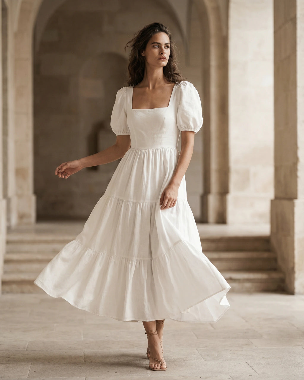 The Amélie Puff Sleeve Dress