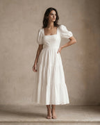 The Amélie Puff Sleeve Dress