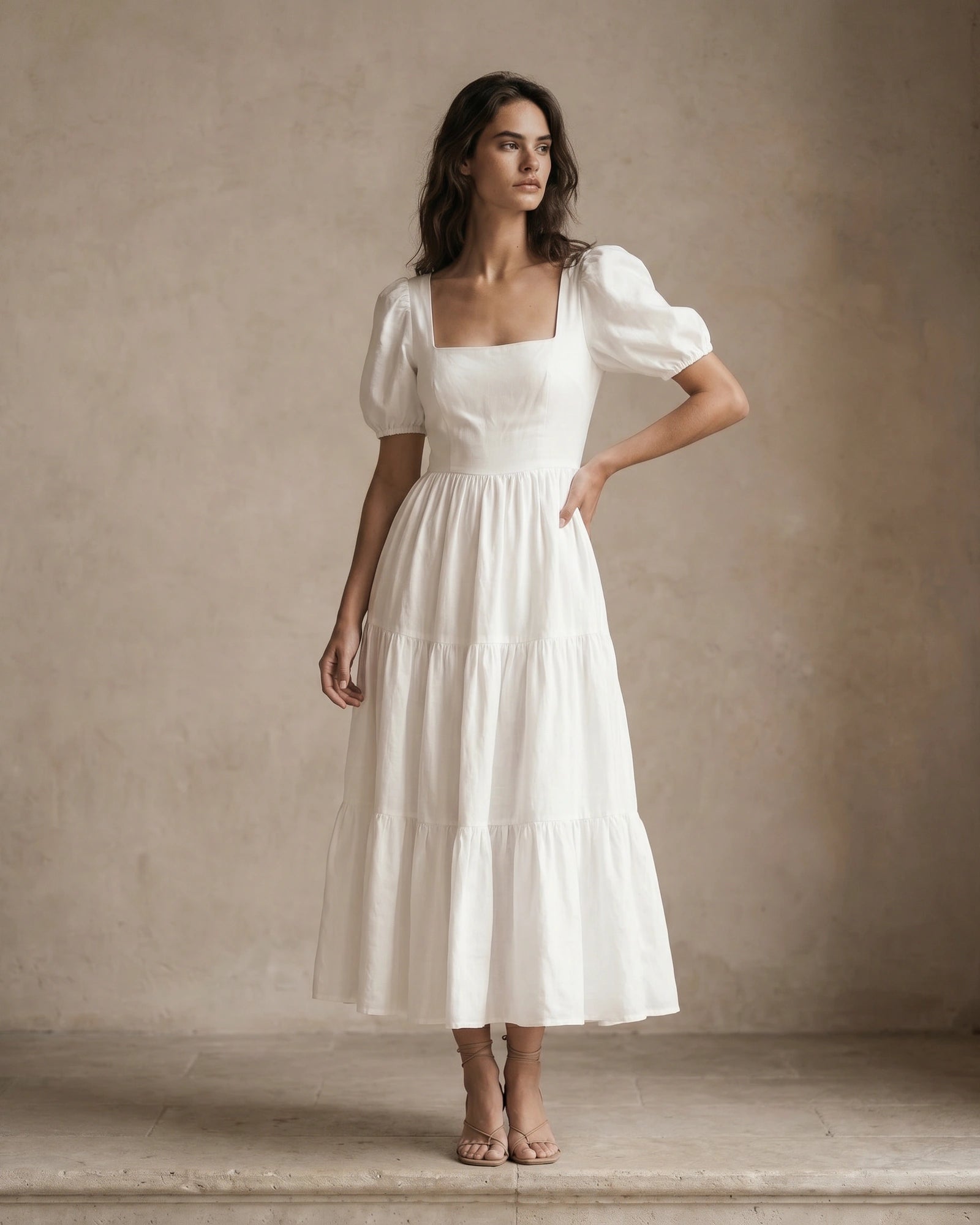 The Amélie Puff Sleeve Dress