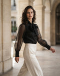The Antoinette Organza Puff Crop