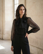 The Antoinette Organza Puff Crop