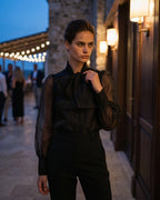 The Antoinette Organza Puff Crop