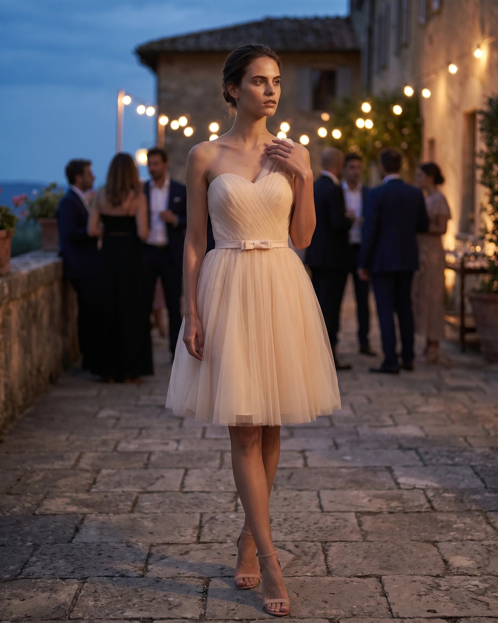 The Audrey One-Shoulder Cocktail Dress