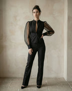 Audrey Organza Balloon Crop