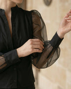 Audrey Organza Balloon Crop