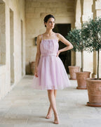 The Aurora Lilac Flare Dress