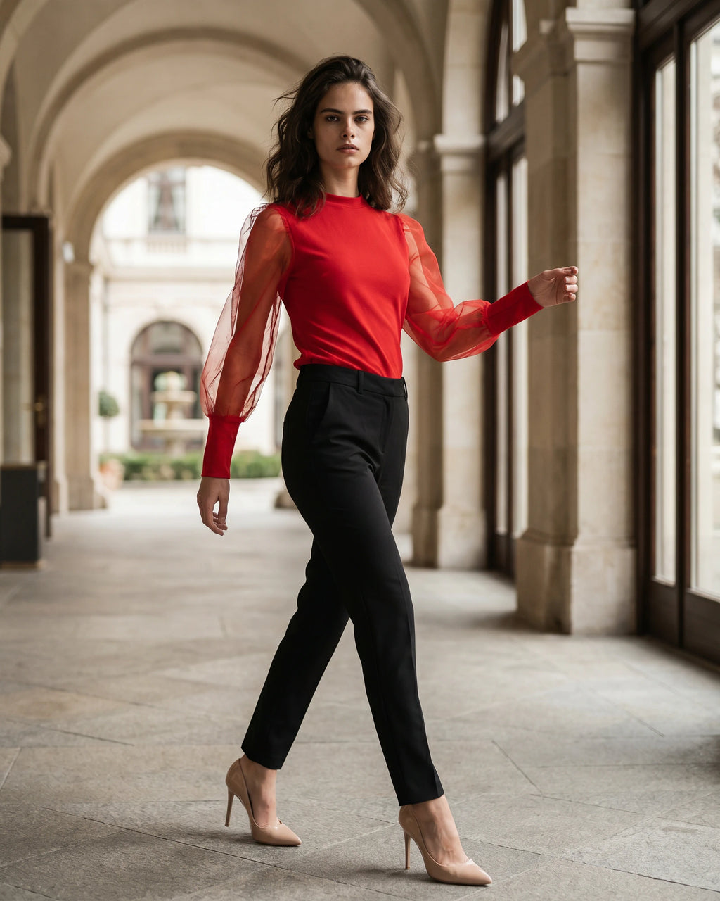 The Aurora Lycra Crop Top