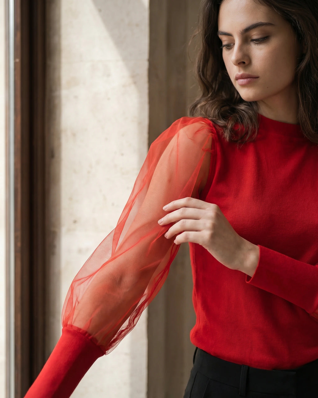 The Aurora Lycra Crop Top