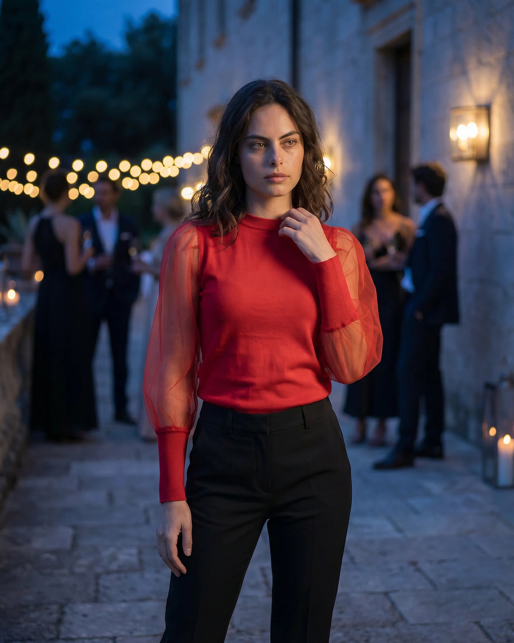 The Aurora Lycra Crop Top