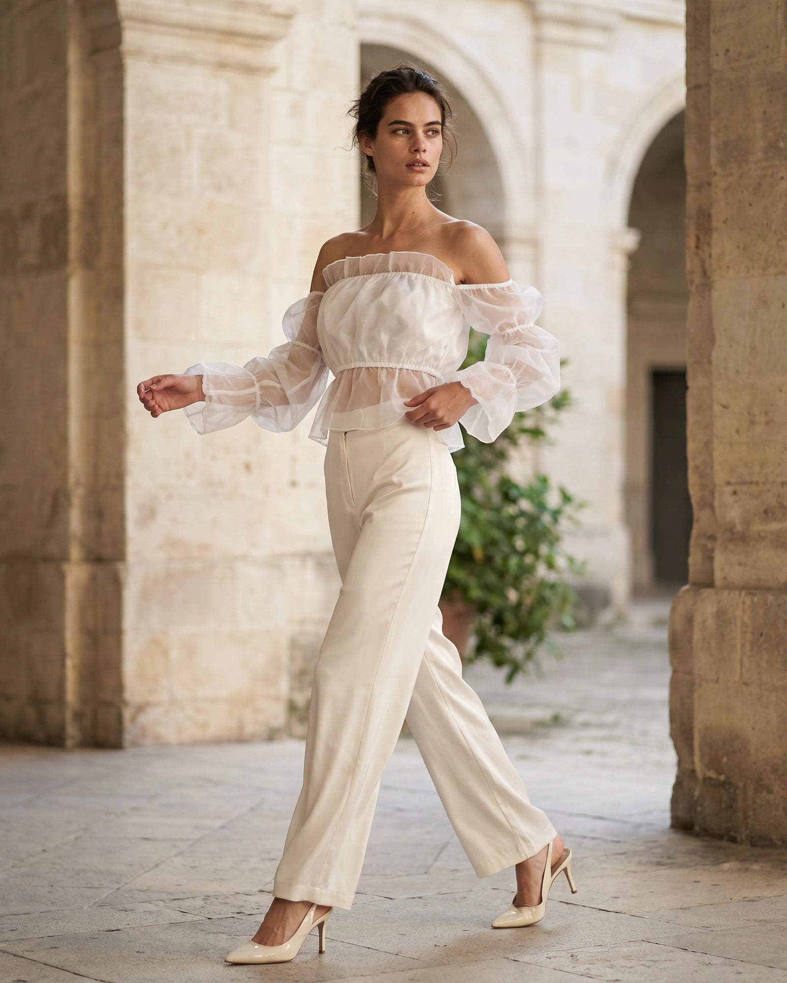 The Aurora Off-Shoulder Crop