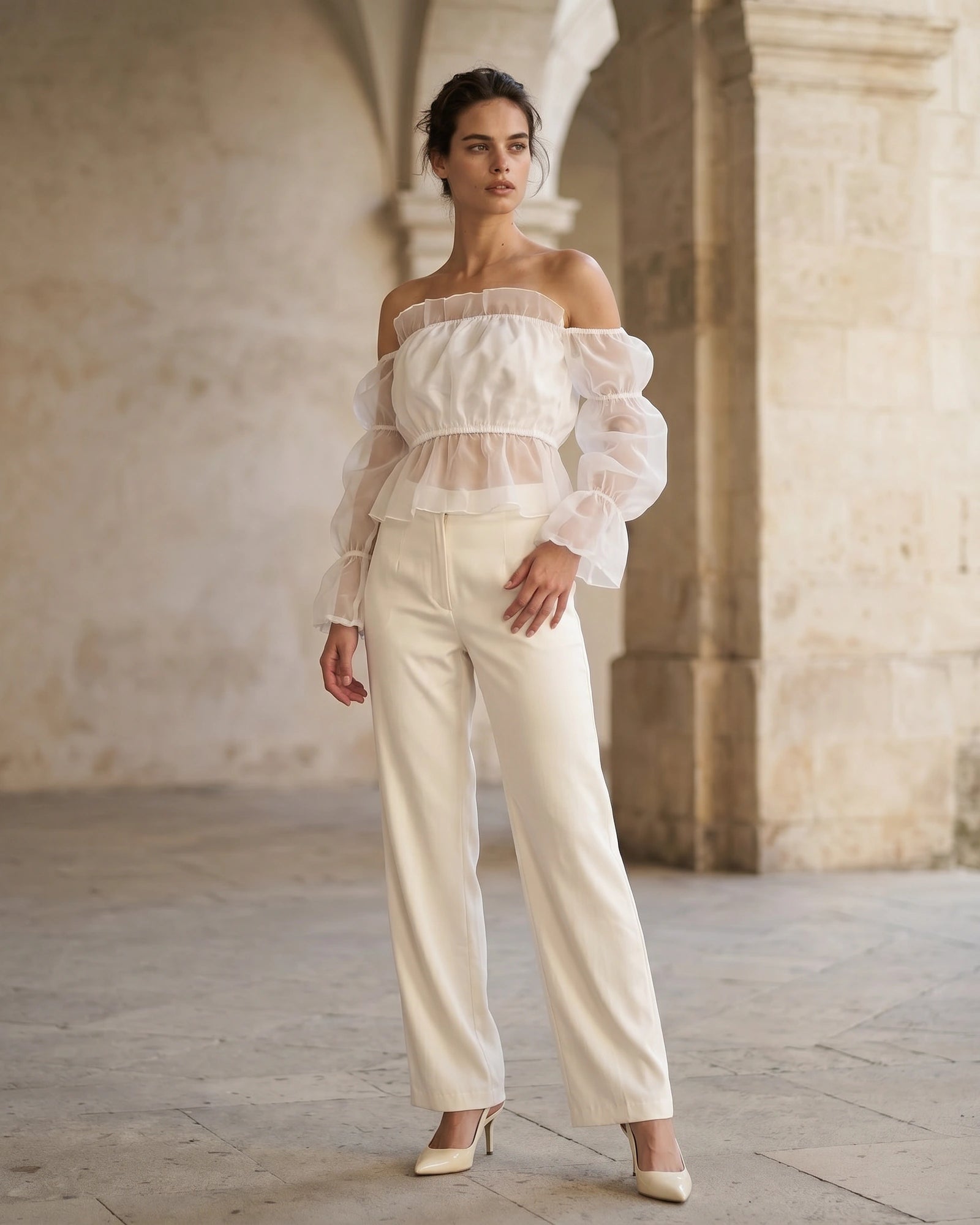 The Aurora Off-Shoulder Crop