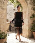 The Carolina Organza Puff Top