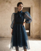 The Celeste Organza Midi