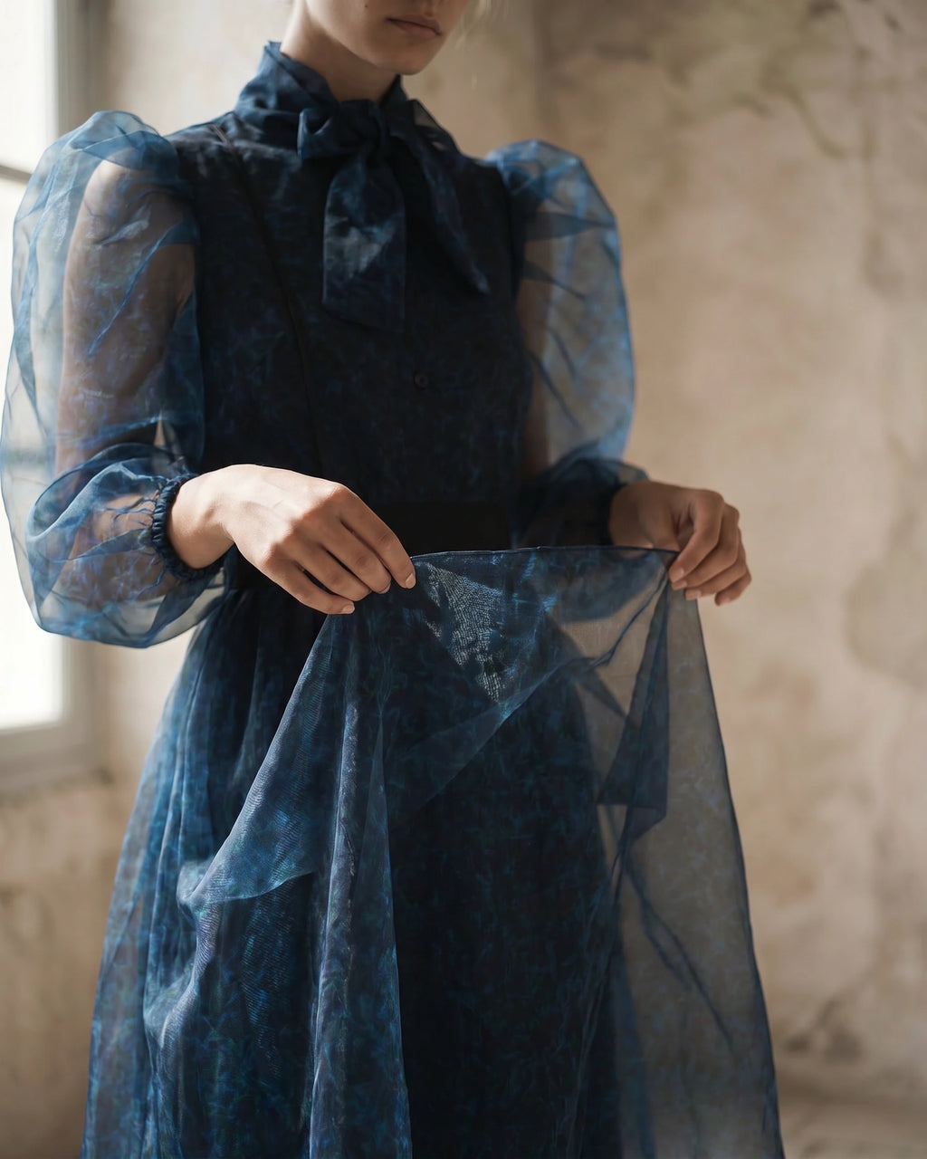 The Celeste Organza Midi