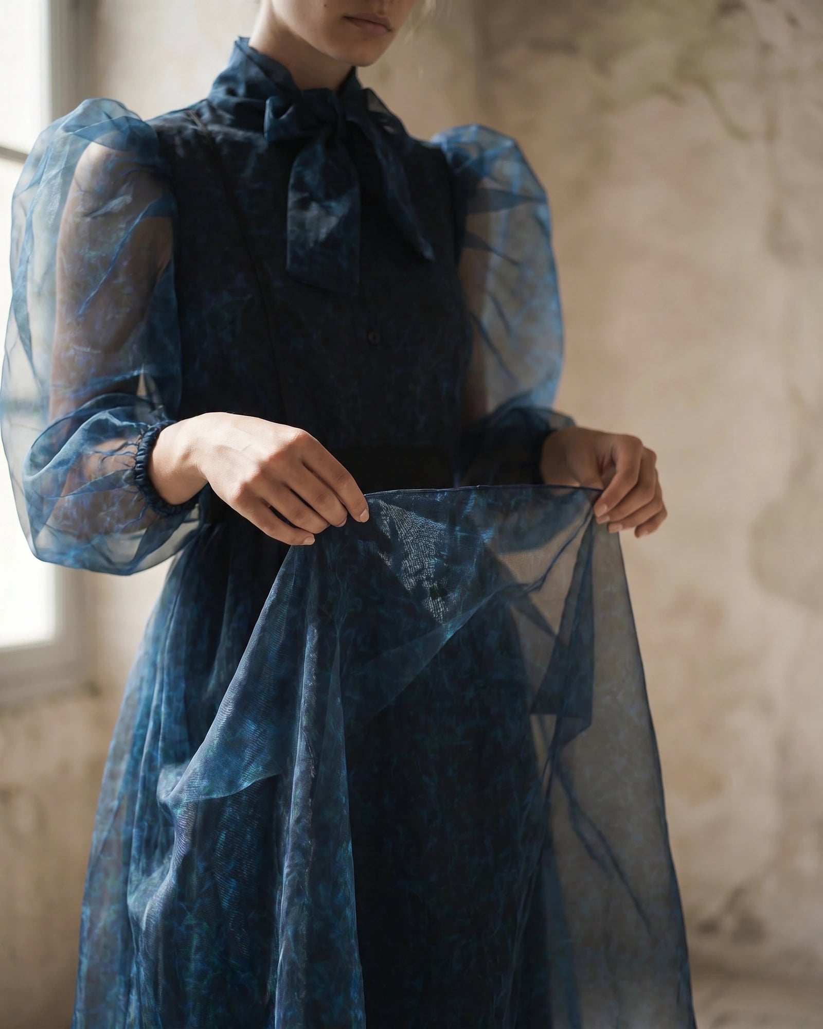 The Celeste Organza Midi