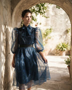 The Celeste Organza Midi