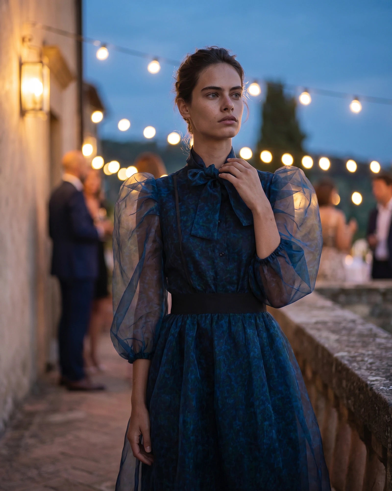 The Celeste Organza Midi