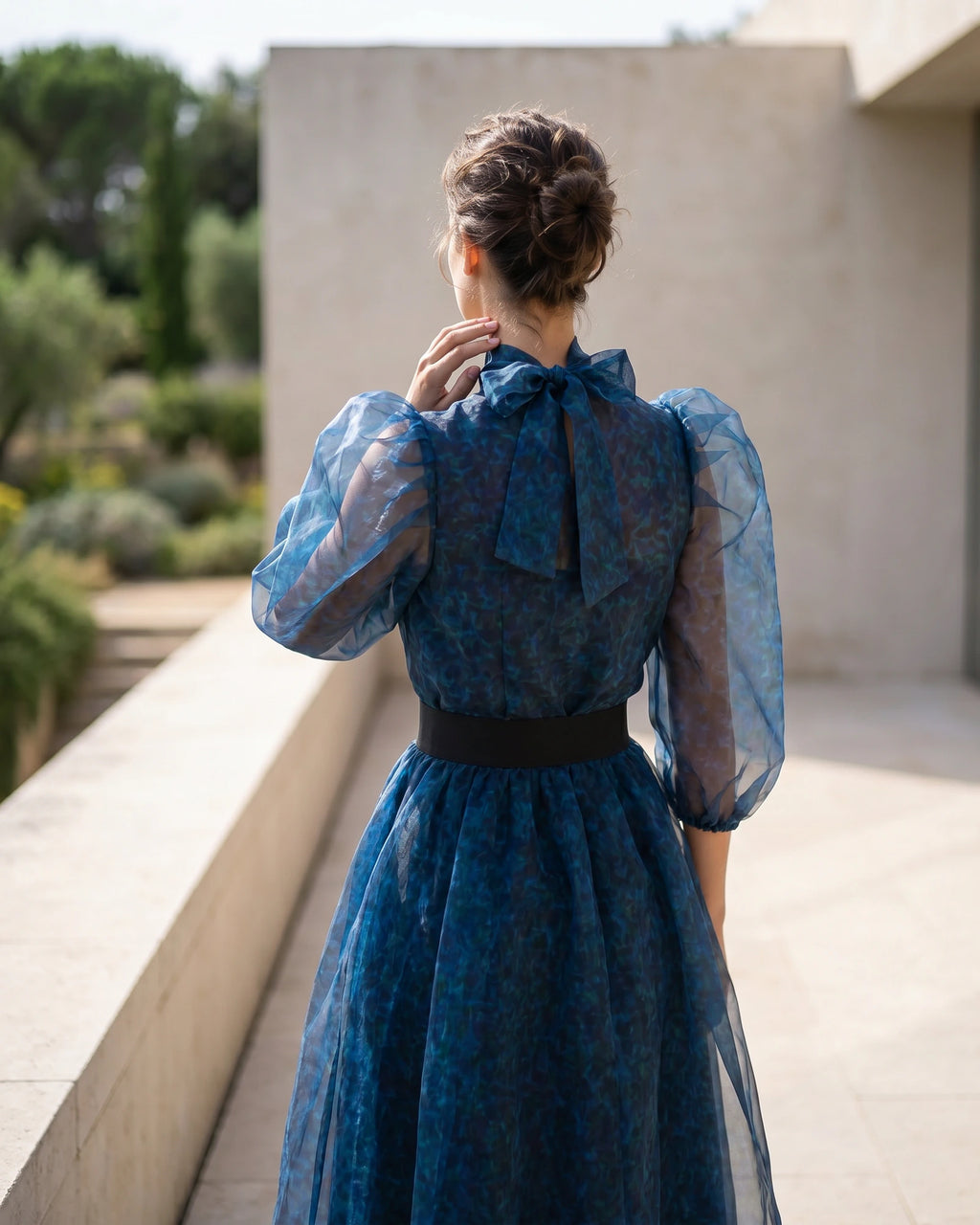 The Celeste Organza Midi
