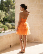 The Claudia Tulle Cascade Dress