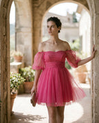 The Elara Tulle Mini Dress
