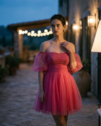The Elara Tulle Mini Dress