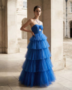 The Isabella Tulle Cascade Gown