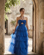 The Isabella Tulle Cascade Gown
