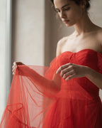 The Isabelle Off-Shoulder Tulle Dress