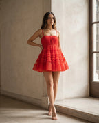 The Julia Ruffle Mini Dress