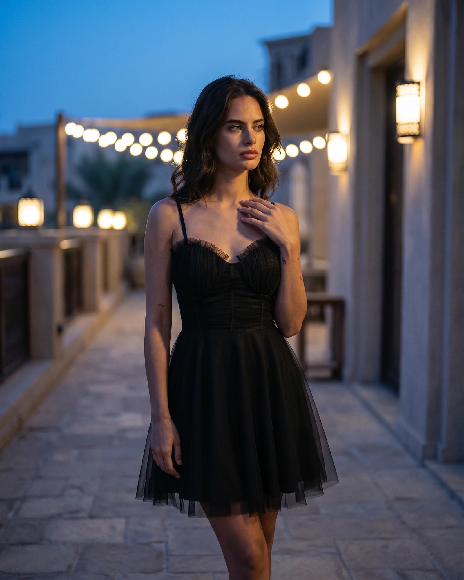 The Marcelline Tulle Corset Dress