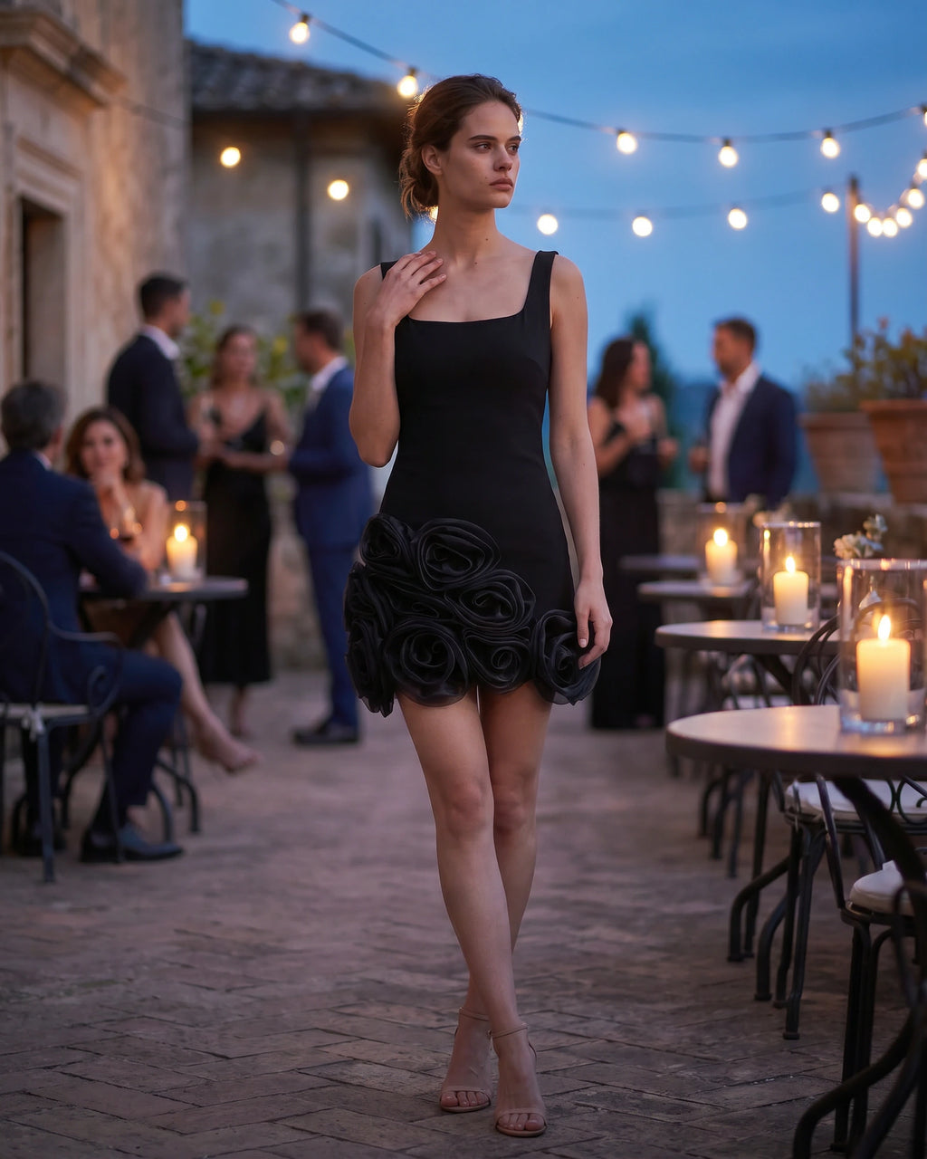 The Sofia Twilight Floral Mini