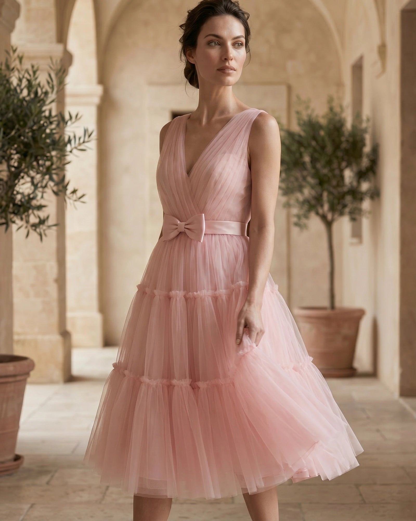 The Adeline One-Shoulder A-Line Dress