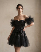 The Adeline Sequin Tulle Dress