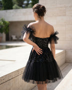The Adeline Sequin Tulle Dress