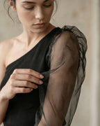 The Adriana Organza Shoulder Top