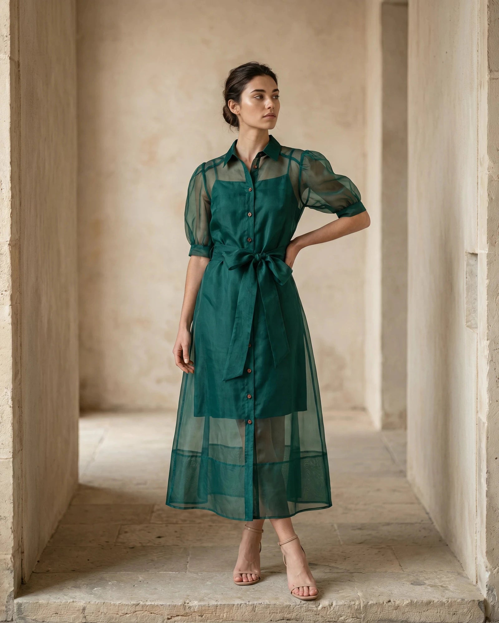 The Alessia Emerald Maxi Dress
