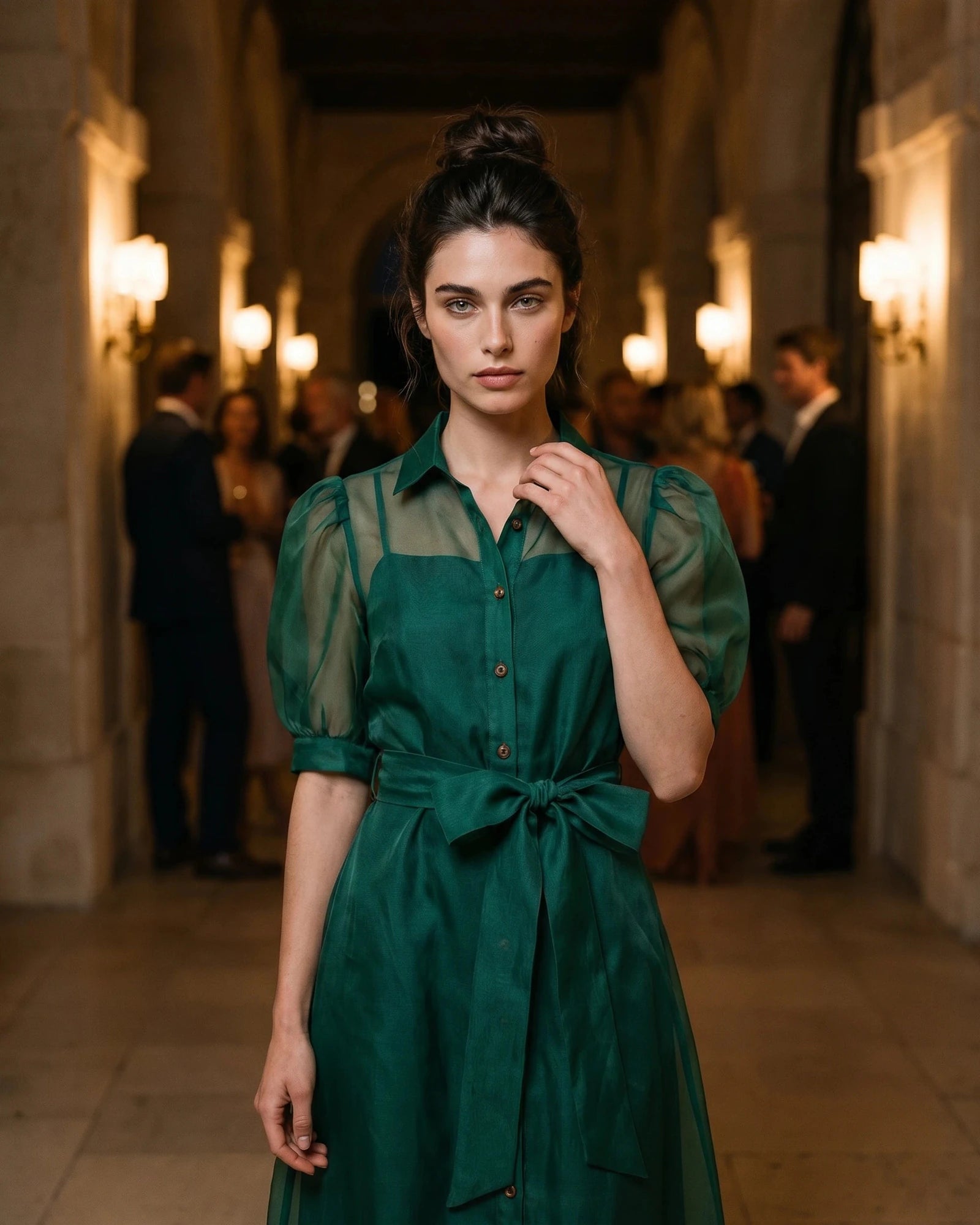 The Alessia Emerald Maxi Dress