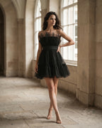 The Allegra Ruffle Cascade Dress